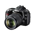 Nikon D90 SLR-Digitalkamera (12 Megapixel, Live-View, HD-Videofunktion) Kit inkl. 18-105mm 1:3,5-5,6G VR Objektiv (bildstab.)