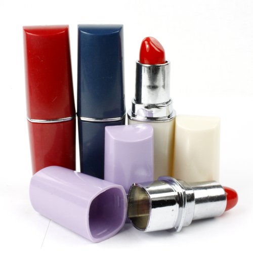 Portable Lip Stick Pill Case Diversion Safe Stash Storage