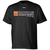 Reebok Anaheim Ducks Black Call Sign T-shirt (XX-Large)