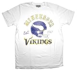 Minnesota Vikings Team NFL Football Junk Food Originals Vintage Style Soft T-Shirt Tee Select Shirt Size: Medium