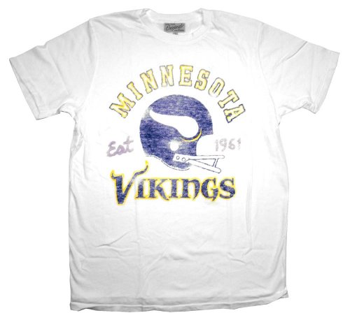 Minnesota Vikings Team NFL Football Junk Food Originals Vintage Style Soft T-Shirt Tee Select Shirt Size: Medium