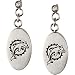 Stainless Steel Miami Dolphins Logo Dangle Earrings
