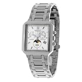 Haas & Cie Herren-Uhren Chronograph Mondphase Silber MCH235SSA