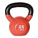 Sporting Goods : GoFit 25-Pound Orange Kettlebell with Vinyl Coating, Iron Core Training DVD and Exercise Booklet