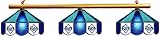 Tampa Bay Devil Rays Pool Table Light - Stained Glass Shades