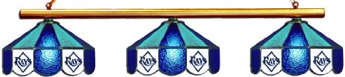 Tampa Bay Devil Rays Pool Table Light - Stained Glass Shades