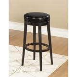 41QzIfaHEGL. SL160  Armen Living Leather Swivel Barstool  LC450BABL26