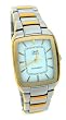 Q&Q #6163-401Y Men's Two Tone Square Casual Analog Watch