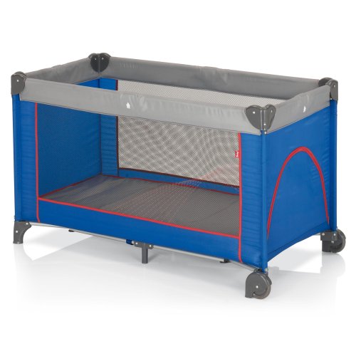 Herlag H8975-2140 Reisebett Tivoli 60 x 120 cm blau/grau/rot Preisvergleich