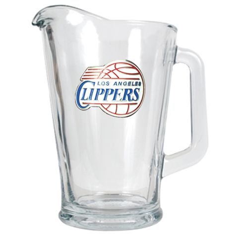 Los Angeles Clippers LA Large Glass Beer Pitcher