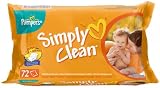 Pampers Simply Clean Baby Wipes 72 Count (Pack of 6)