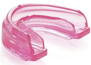 Shock Doctor Double Braces Strapless Mouthguard (Pink, Youth)