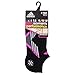 adidas Women's Climacool X III No Show Socks (2 Pack), Black/Shock Pink/Light Onyx/Onyx, One Size