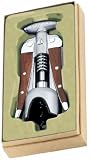 Kitchen Craft LAG268543 Laguiole  T  Shaped Corkscrew with Brush Attachment, Gift Boxed