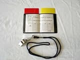 Soccer Referee Kit ~ Referee Wallet with Red and Yellow Cards, Score Sheets and Whistle