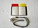 Soccer Referee Kit ~ Referee Wallet with Red and Yellow Cards, Score Sheets and Whistle
