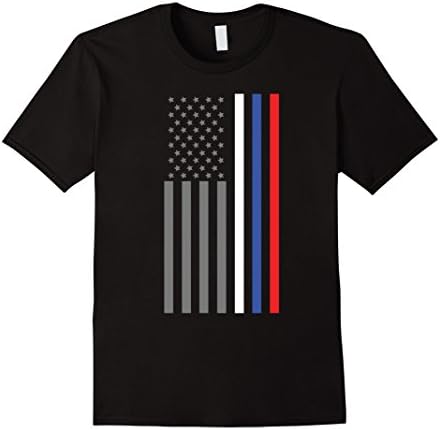 Men's Russian American Solidarity T-Shirt - 2 Flags as 1 Russia US Small Black