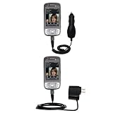 Essential Kit for the HTC TyTN II - includes Car and Wall Charger with Rapid Charge Technology - Gomadic Brand w/ TipExchange Technology