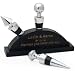 Set of 3 Silver Bottle Stoppers -Includes Free Personalization