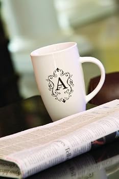 Regal Monogram Tapered Coffee Mugs