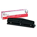 Office Impressions 82166 8-Sheet adjustable 2- or 3-hole desktop punch 9/32" dia. hole, black
