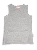 Mish Mish - Toddler Girls Sleeveless Ribbed Top, Grey