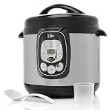 Maxi-Matic EPC-807 Elite Platinum 8-Quart Digital Pressure Cooker with Non-Stick Pot, Silver