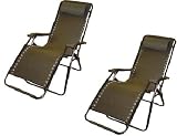 Review Royal  / Royal Textaline Folding Sling Chair - (Sold in Pairs, Cream)