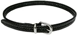 Coach Mens Black Braided Leather Belt 36