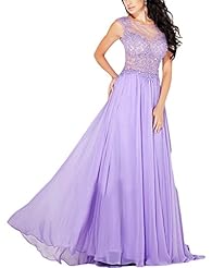 Cocktail Chiffon High-Neck Sweetheart Beaded Belted Evening Dress/Party Dress 