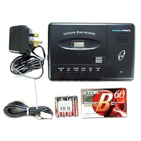 PHONAPART Automatic 2 Way Telephone Conversation Recorder