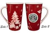 Starbucks Coffee HOLIDAY RED CUP Mug 16 oz 2008 Collection