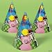 1st Birthday Farm Cone Party Hats (8 pc)