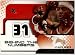 Jason Terry Atlanta Hawks 2001-02 E-X Behind the Numbers Jerseys #17 Basketball Card