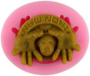 Silicone Fandont Soap Mould Iron Man Shape Mold DIY Cake Decorating Cake Mould Cake Baking Tools CT615
