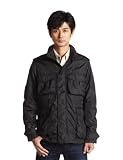 (����ե� ��������ȥ꡼��)ALPHA INDUSTRIES INC ALPHA M-65 ESTER-BONDING FIELD JKT �ߥ꥿�꡼�ե�����ɥ��㥱�å� 20230-001 001 �֥�å� S