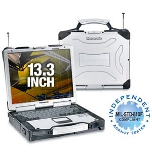 Panasonic Toughbook CF-29L3 Rugged Notebook PC - Intel Pentium M ULV 778 1.6GHz, 512MB DDR, 60GB HDD, DVD-ROM, 13.3" TFT, Windows XP Pro (Off-Lease)