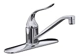 1 Handle Kitchen Faucet Less Spray Coralais Polished Chrome