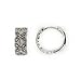 Marcasite X Huggie Earrings