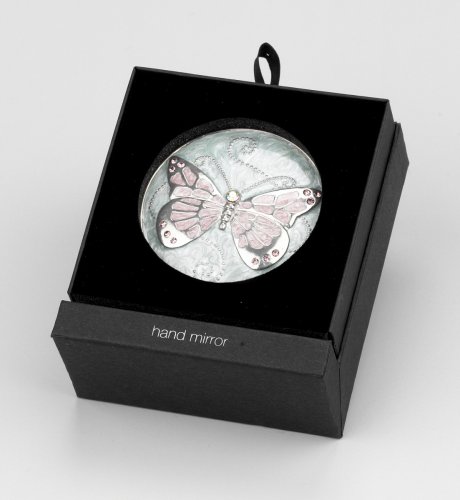 Enamel Butterfly Compact Mirror