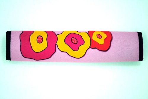 Kidzies Protector Pal, Seat Belt Strap Cover, Poppies Design