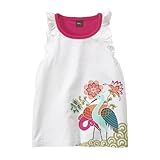 Tea Collection Jae Graphic Top, White, 18-24 Months