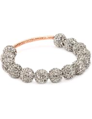 Very Me MILAN Black Swarovski Crystal with a Bar Bracelet, 10mm