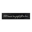 All Because Two People Fell in Love - Black/Linen (24")