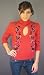 Nanette Lepore Shanghai Rose Keyhole Sweater Red