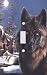 Black Wolf Decorative Switchplate Cover