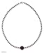 Garnet and moonstone, necklace, 'Lunar Sun' 1" W 17" L