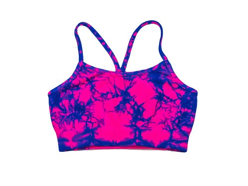 Lizatards Tie Dye Stretch Bra Top