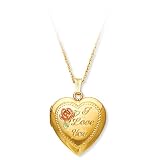 Black Hills Gold 'I Love You' Heart Shaped 14/20 gold-filled Locket