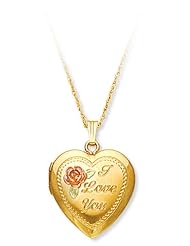 Black Hills Gold I Love You Heart Shaped 14/20 gold-filled Locket